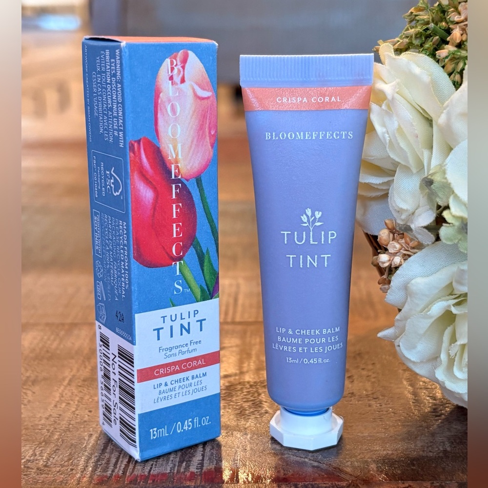 NEW BloomEffects TULIP 🌷 TINT Lip & Cheek BALM in CRISPA CORAL!